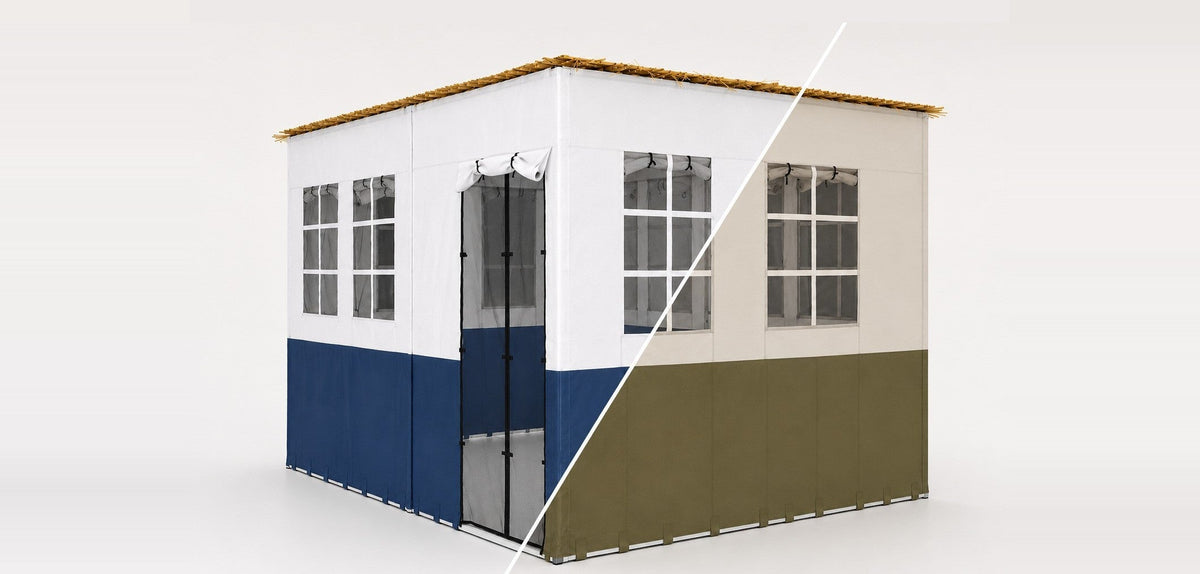Jewel Series Sukkah in Sapphire and Emerald