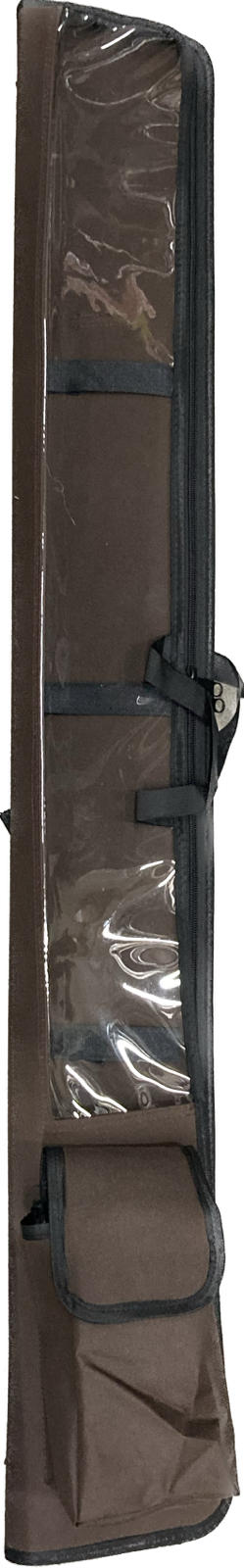 Brown Vinyl Lulav Holder with Shoulder Strap and Etrog Pouch 47" Long (L-LET6)